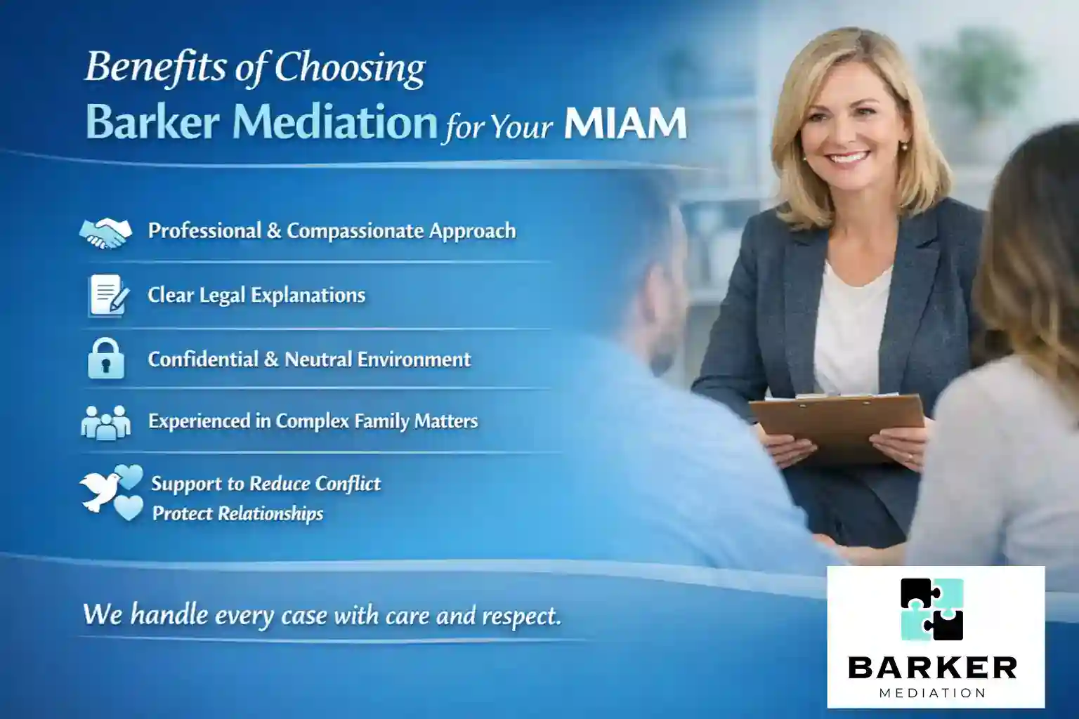 Benefits of Choosing Barker Mediation for Your MIAM Watford