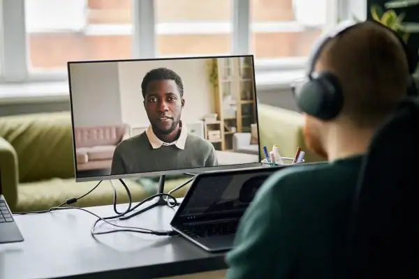image of online mediation Watford in progress.